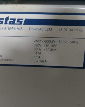Controller Panel Vestas V44